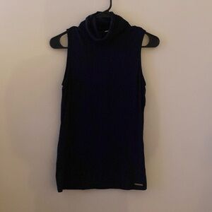 XS Michael Kors turtleneck sleeveless blouse
